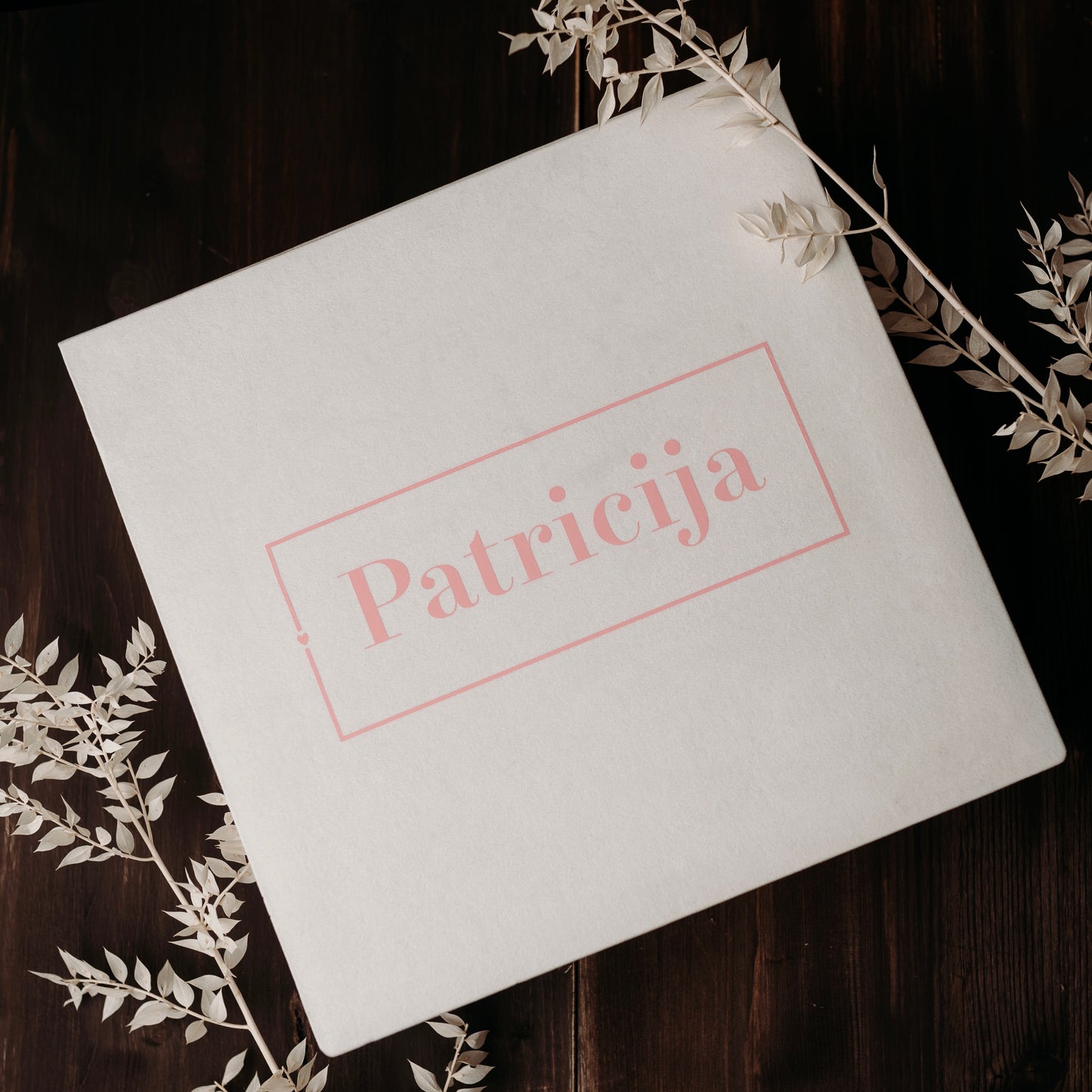 Personalised Box with Baby Book "My First Year"